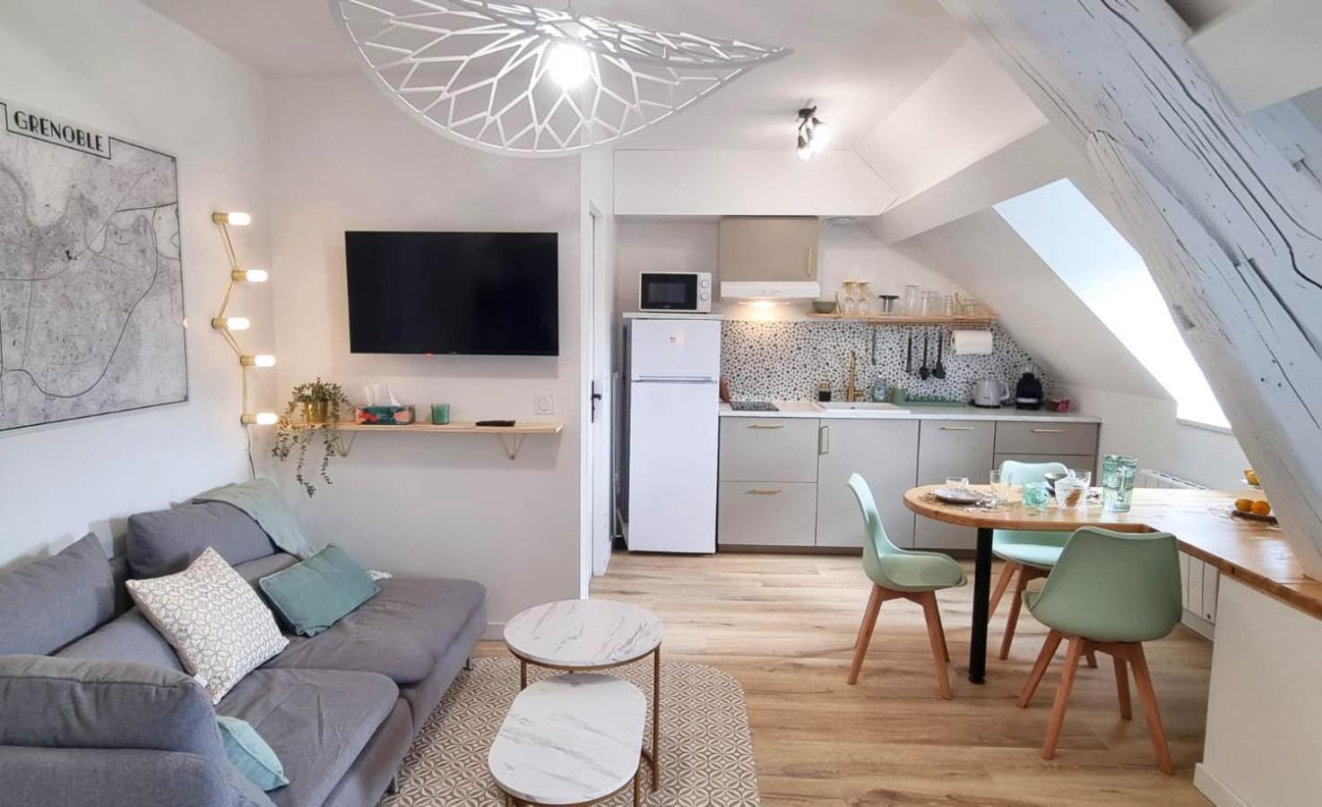 Appartement Hagaki Vue Panoramique Proche Gare Netflix Гренобъл Екстериор снимка